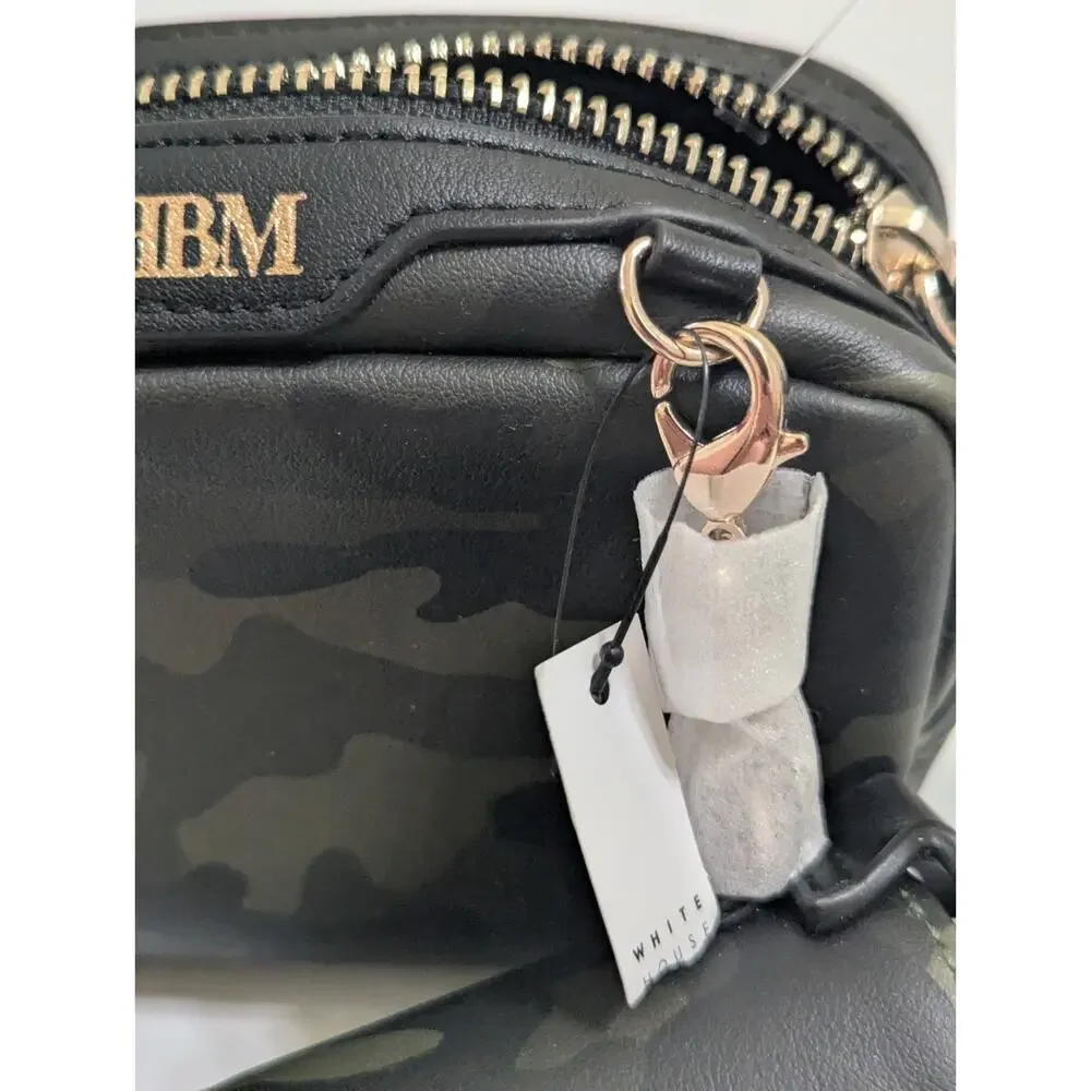 New Camo White House Black Market Makeup Bag Spritz Set Camouflage Pouch Wallet
